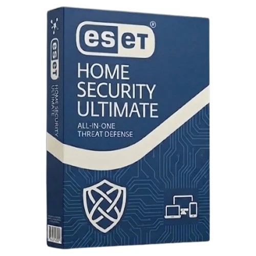 ESET antivirus Home Security Ultimate - All in one Threat Defense product artwork