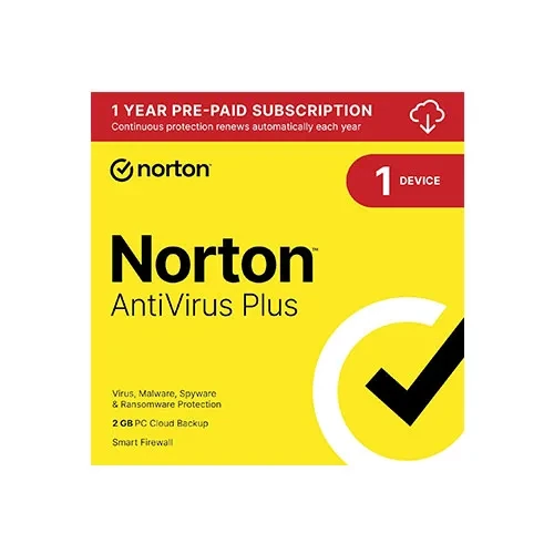 Norton AntiVirus Plus – 1 Device, 1-Year Retail License (Digital Delivery) product artwork