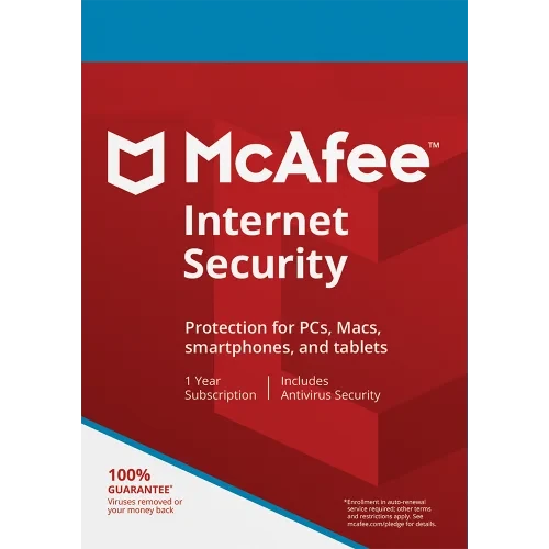 McAfee Internet Security – 1-Year / 3-Devices product artwork